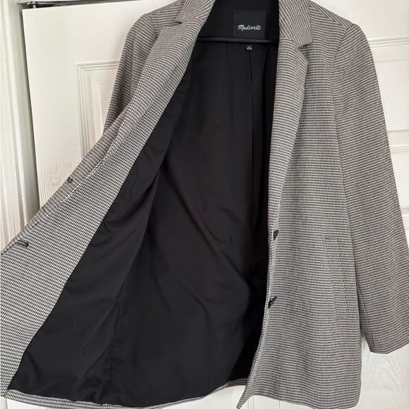 Madewell Dorset Blazer in Houndstooth XS $168 - Picture 7 of 14